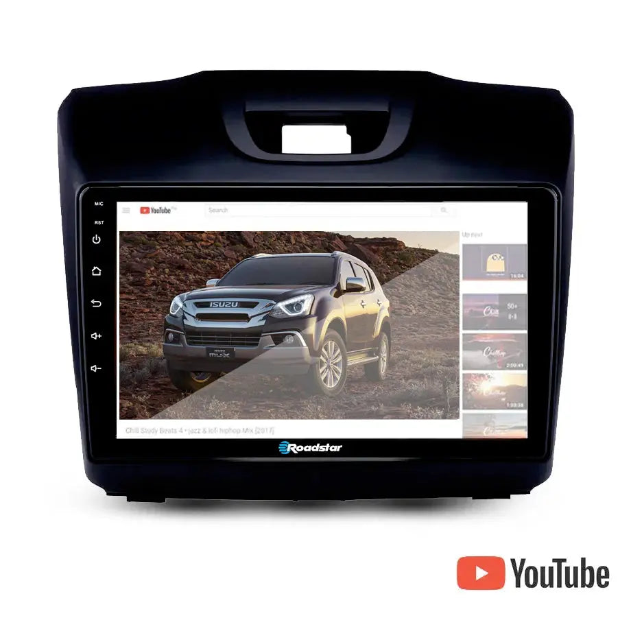 Isuzu Mu-X (15-21) - 9 Inch Roadstar Android Entertainment & GPS System Roadstar