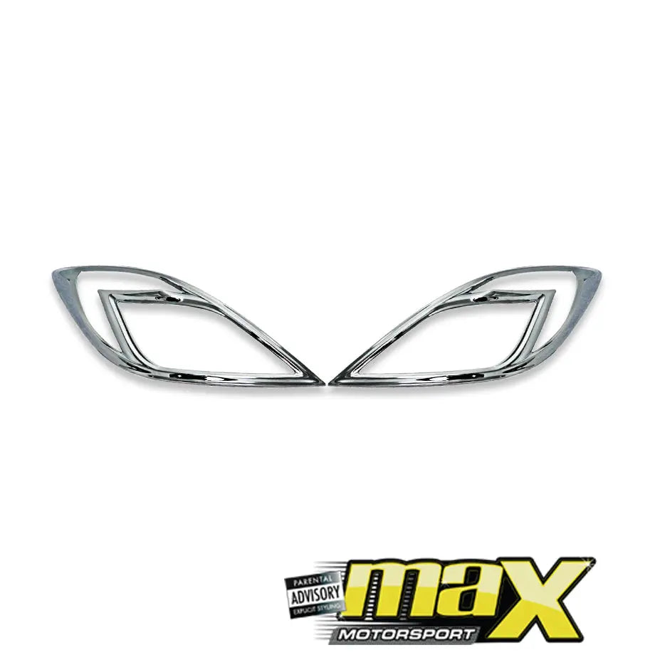 Mazda BT-50 (12-On) Chrome Head Lamp Surrounds maxmotorsports