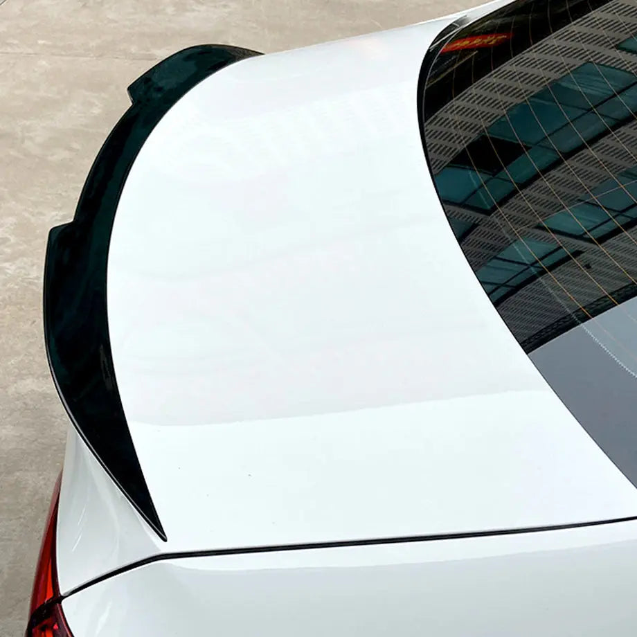 Merc W177 Sedan (19-On) Gloss Black M4 Style Plastic Boot Spoiler maxmotorsports