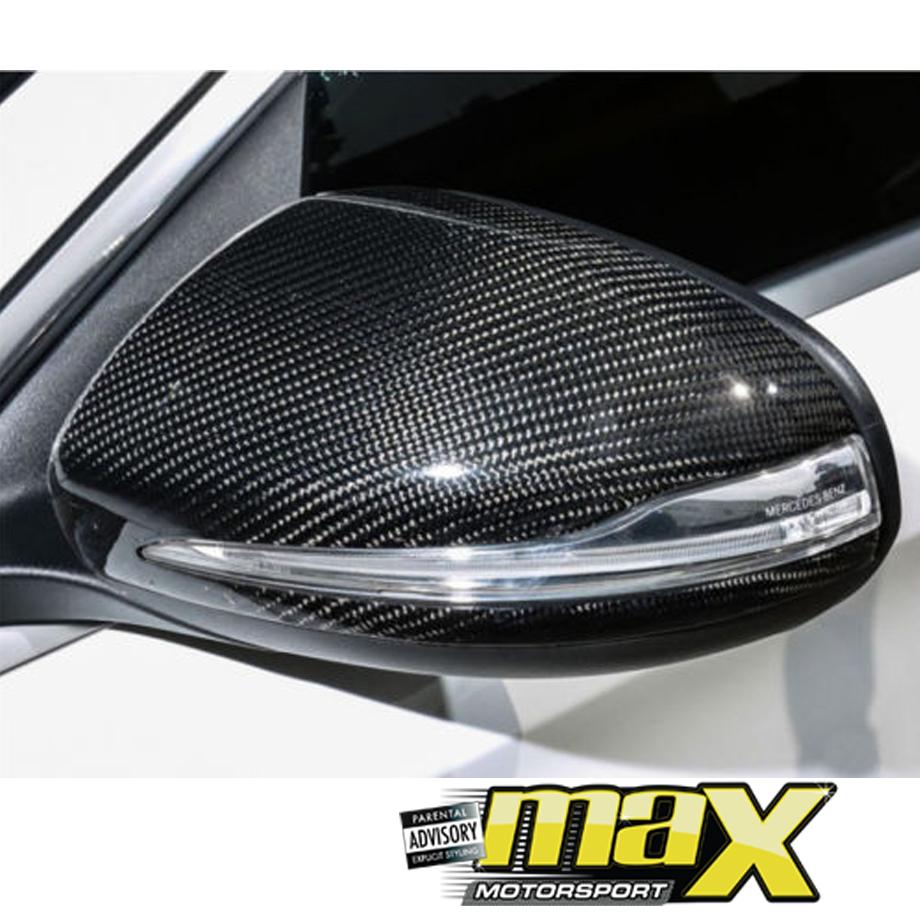 Merc W205 Carbon Fibre Mirror Covers maxmotorsports