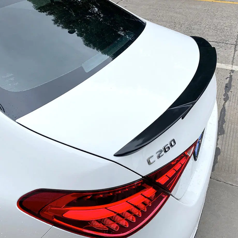 Merc W206 C-Class (21-On) Brabus Style Gloss Black Plastic Boot Spoiler Max Motorsport