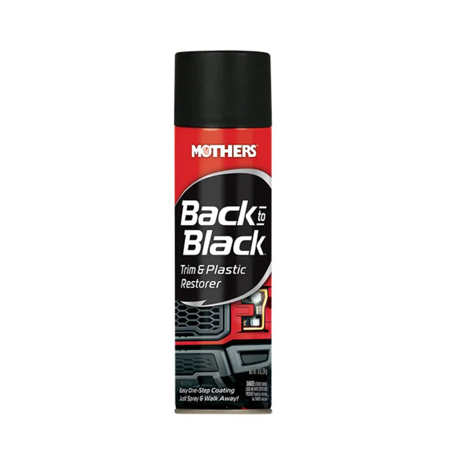 Mothers Back-to-Black Trim & Plastic Restorer - Aerosol Max Motorsport