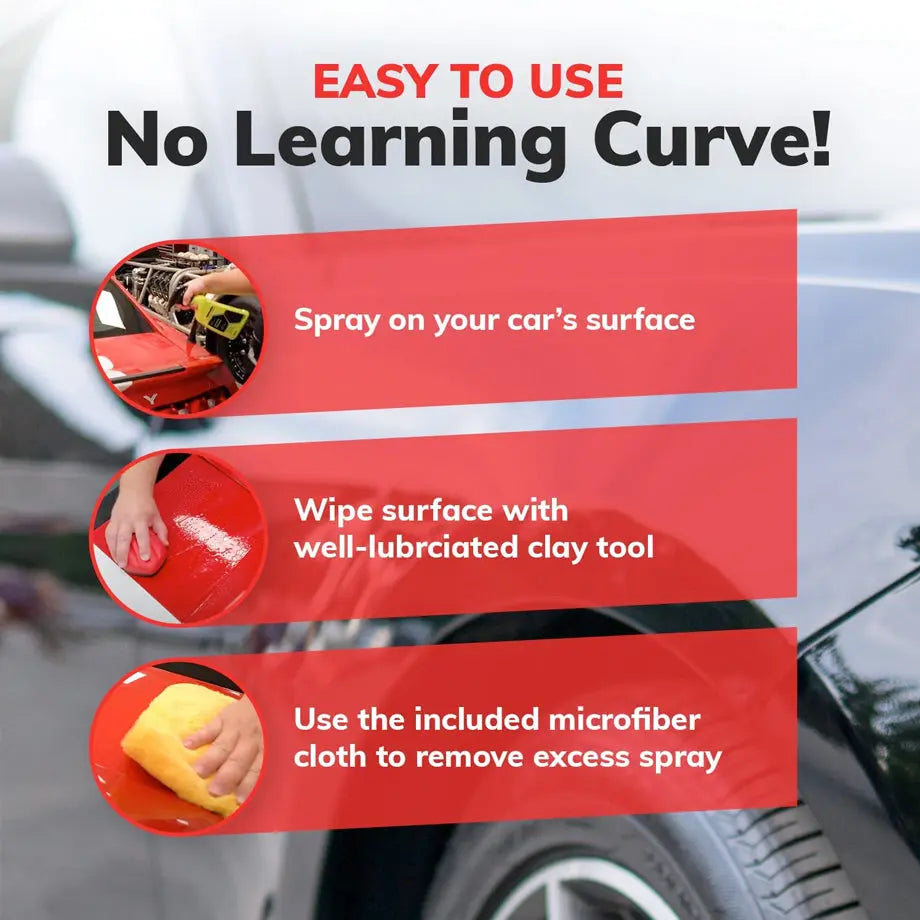 Mothers Ultimate Hybrid 1-Step Ceramic Clay & Coat Kit Mothers