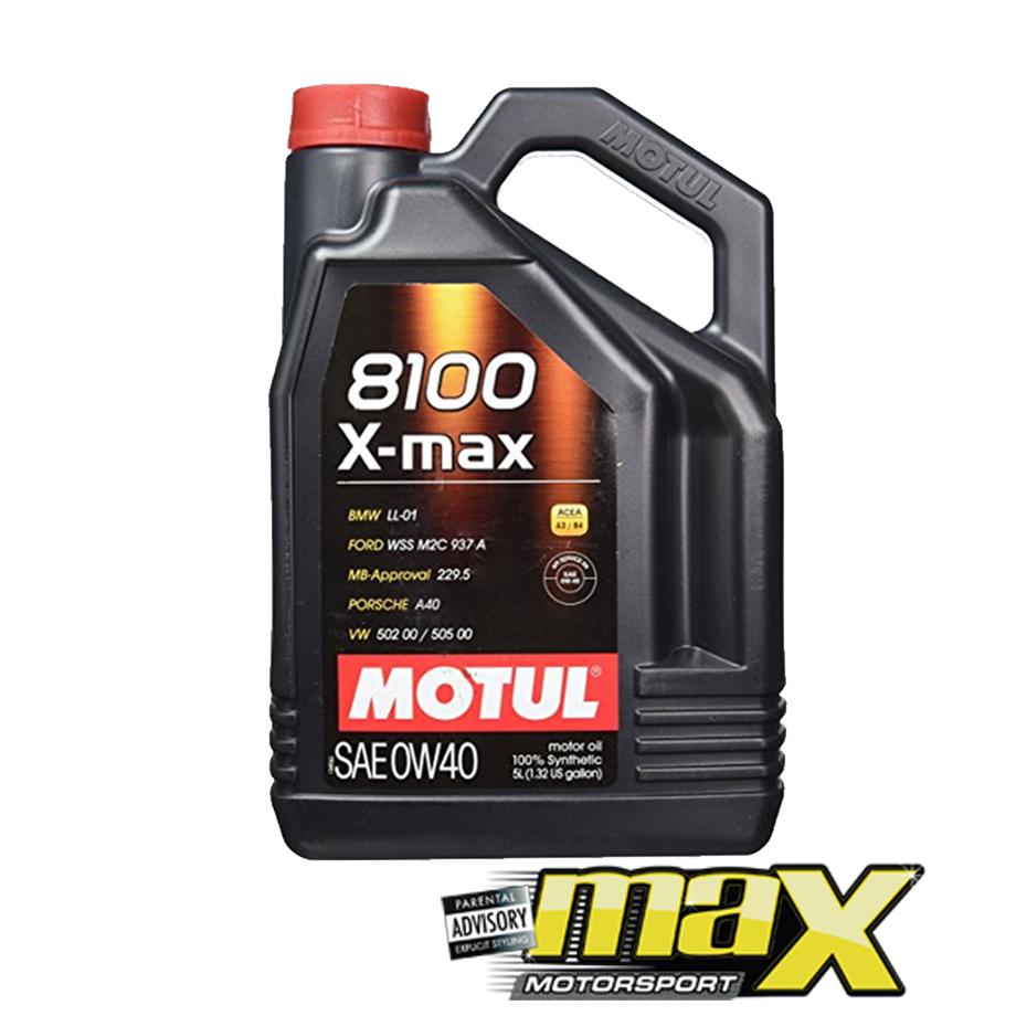 Motul 8100 X-Max 0W-40 maxmotorsports