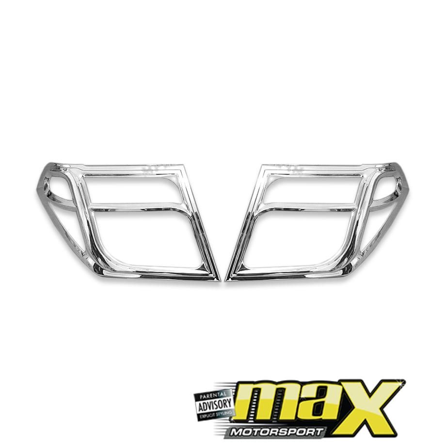 Nissan Navara (04-07) Chrome Headlight Guard maxmotorsports