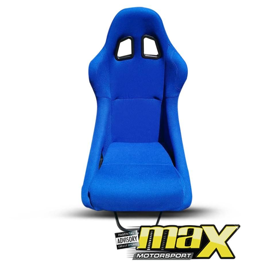 Non-Reclinable Racing Bucket Seats - (Cloth) maxmotorsports
