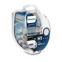 Load image into Gallery viewer, Philips H1 Crystal Vision Ultra 55W Bulb Set + FREE Park Light Philips
