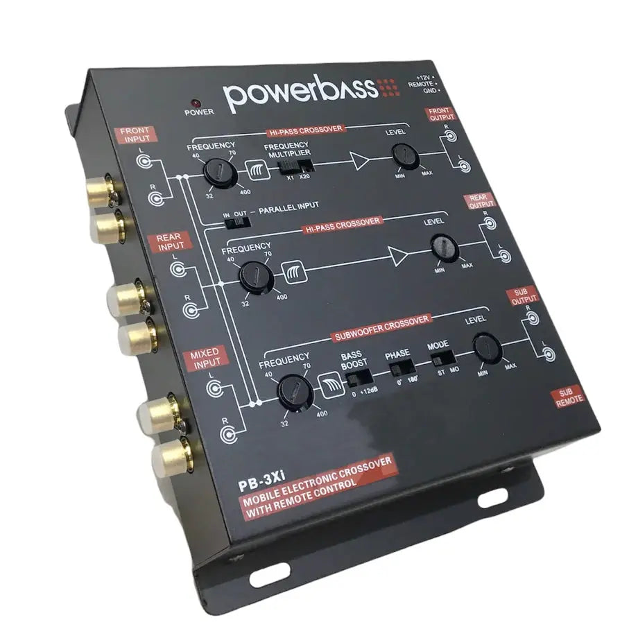 Powerbass PB-3XI 3-Way Digital Crossover Max Motorsport