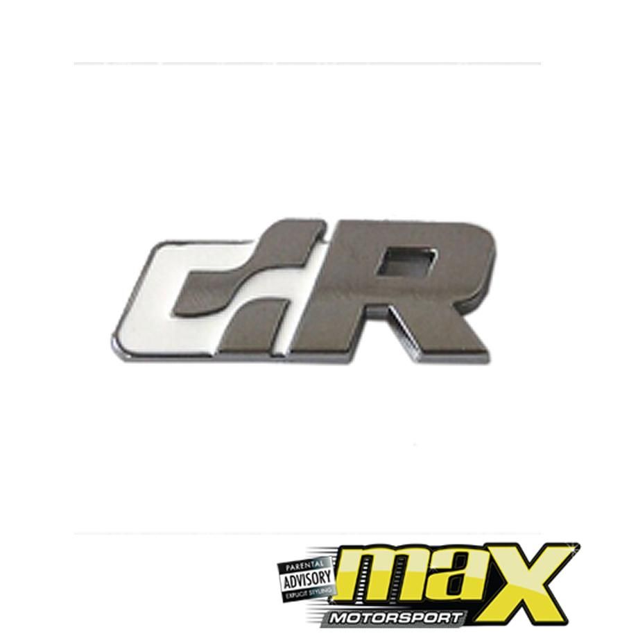 R-Line Chrome Badge - (Red) maxmotorsports