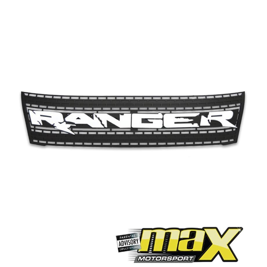 Ranger T6 (12-15) Raptor Style Mesh Grille (Ranger Letters) maxmotorsports
