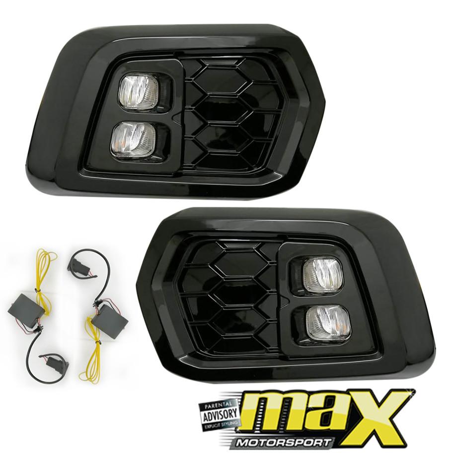Ranger T8 Wildtrak (19-On) Gloss Black LED Fog Lamp maxmotorsports