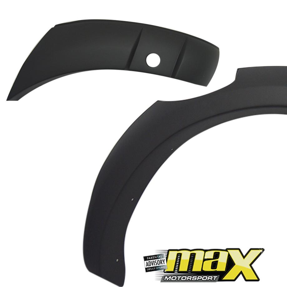 Ranger T8 (19-On) Wildrak Style Matte Black Plastic Smooth Wheel Arch (3-Inch) maxmotorsports