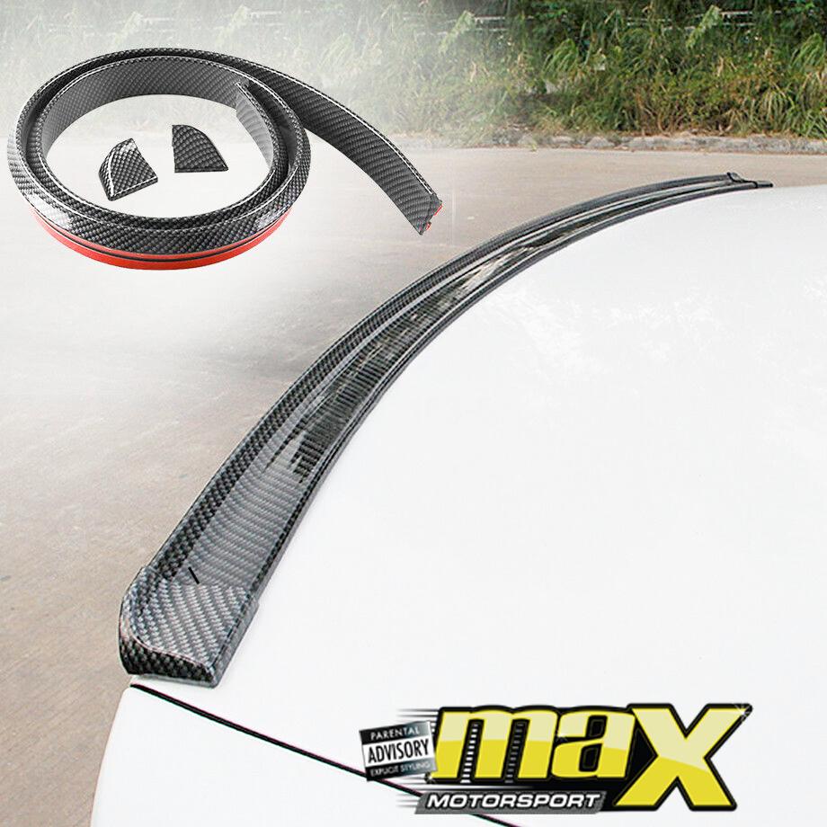 Samurai Universal Rubber Boot Spoiler (Carbon Look) maxmotorsports