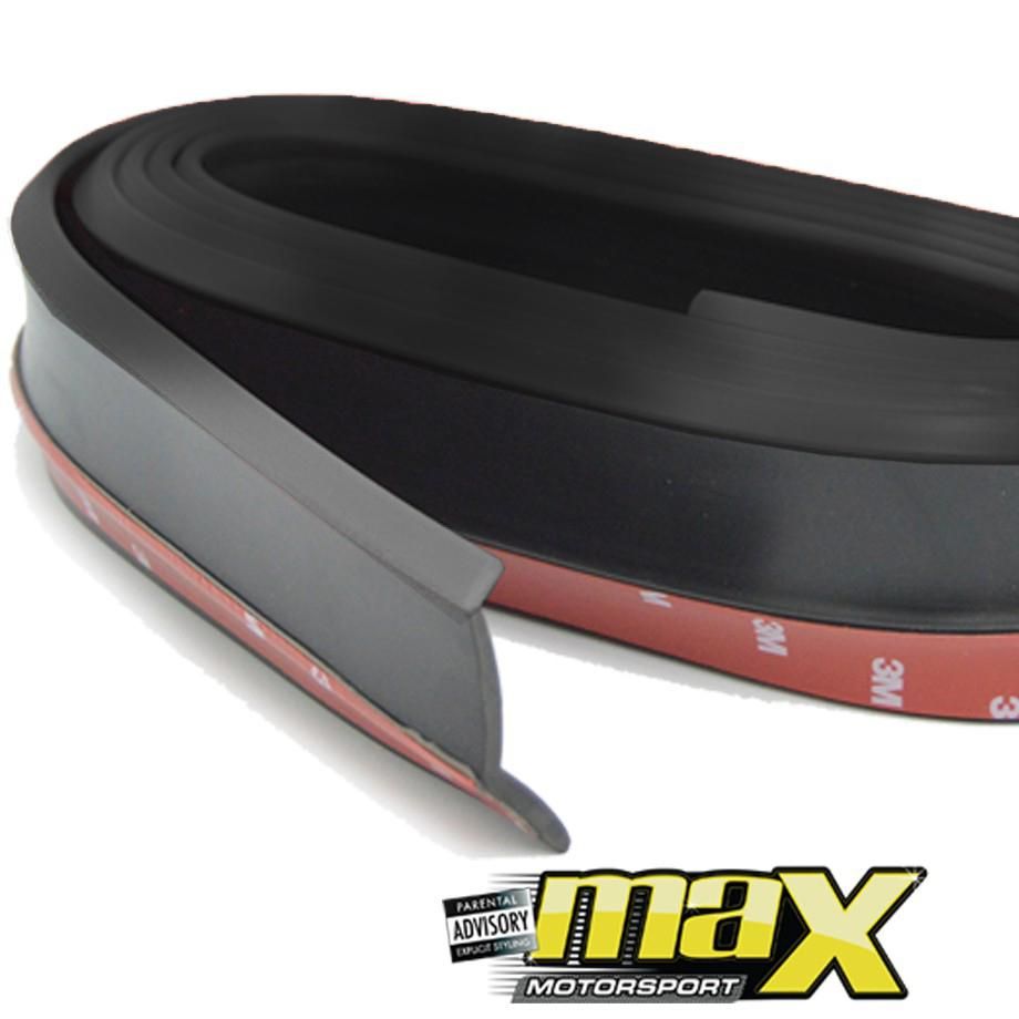 Samurai Universal Rubber Spoiler (Black) maxmotorsports
