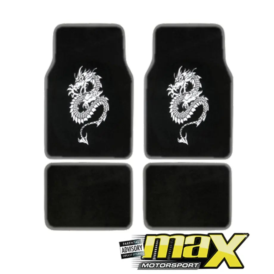 Sports Car Mats-Max Racing-carpet Dragon Print maxmotorsports