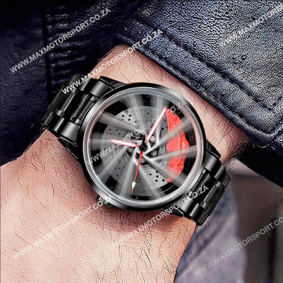 Sports Car Rim Wheel Watch - Golf 7.5 Spinning Face Max Motorsport
