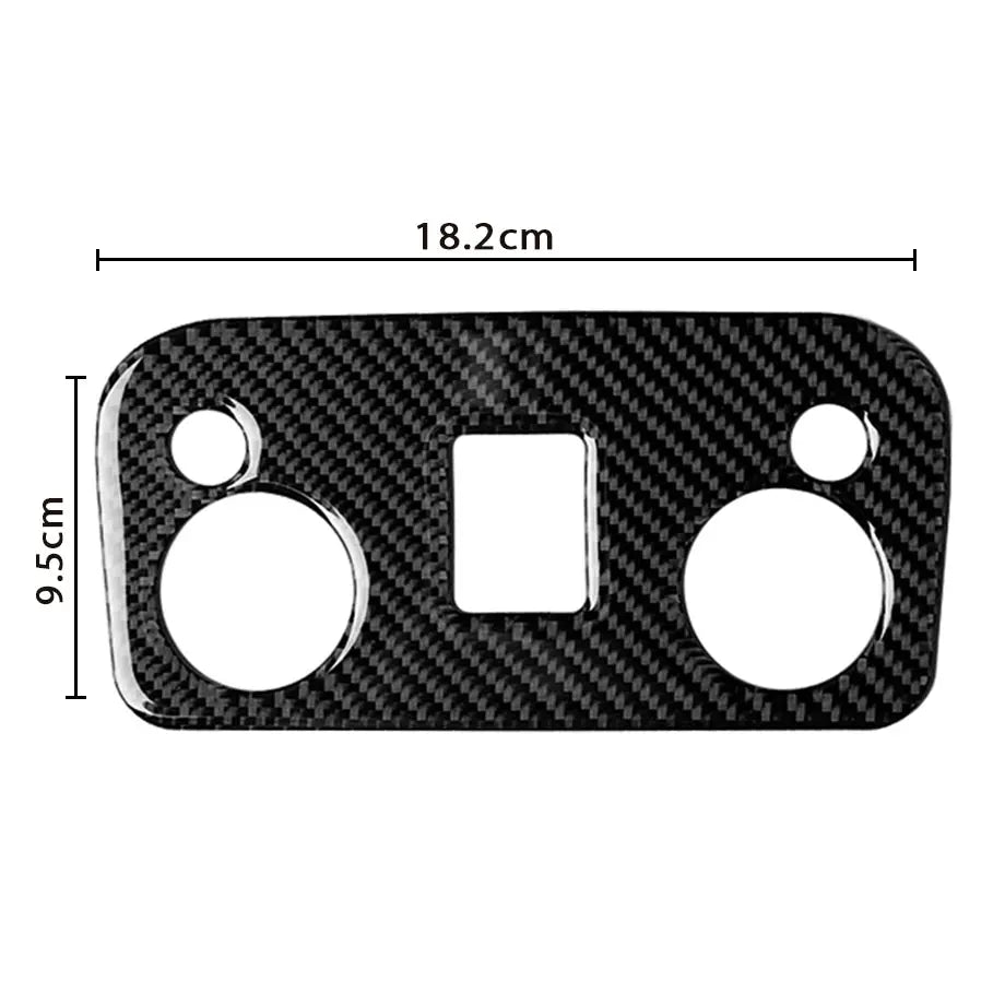 Suitable To Fit - Mustang Carbon Look Roof Light Panel Trim Max Motorsport