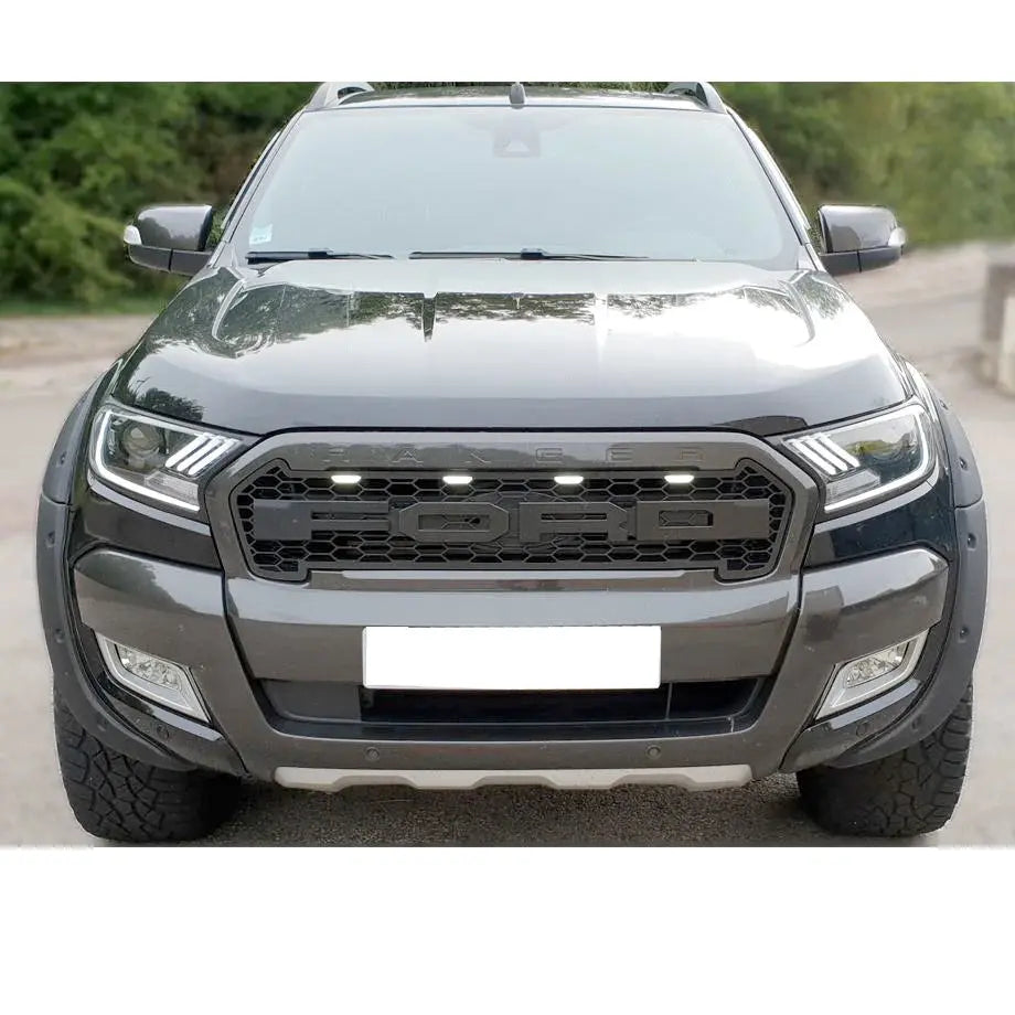 Suitable To Fit - Ranger T7 / T8 Mustang Style DRL LED Projector Headlight (16-22) maxmotorsports