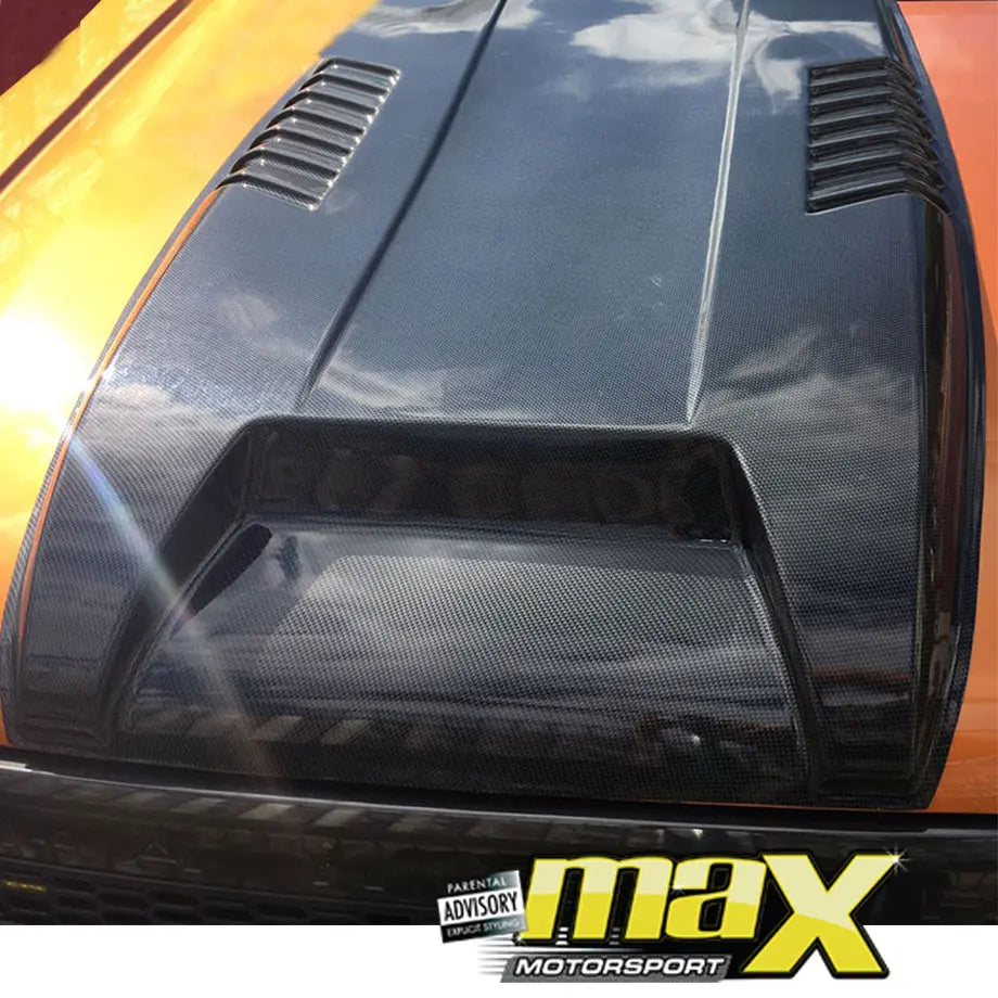 Suitable To Fit - Ranger T7 / T8 (16-On) Carbon Fibre Bonnet Scoop maxmotorsports