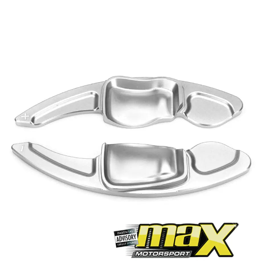 Suitable To Fit - VW Polo 6 DSG Aluminium Paddle Shift Extension (Silver) maxmotorsports