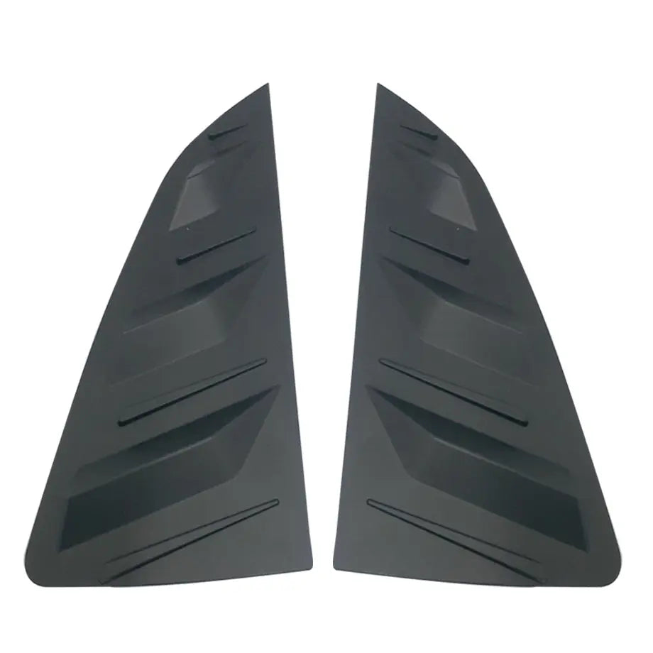 Suitable To Fit - VW Polo 8AW Matte Black Plastic Side Window Louver Max Motorsport