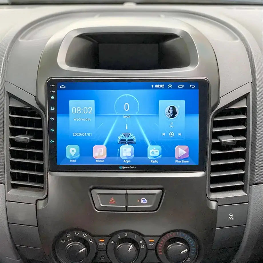 Suitable To Fit Ranger T6 (12-15) - 9 Inch Roadstar Android Entertainment & GPS System Max Motorsport