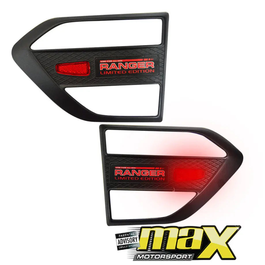 Suitable To Fit Ranger T7 LED Side Fender Vent With Logo maxmotorsports