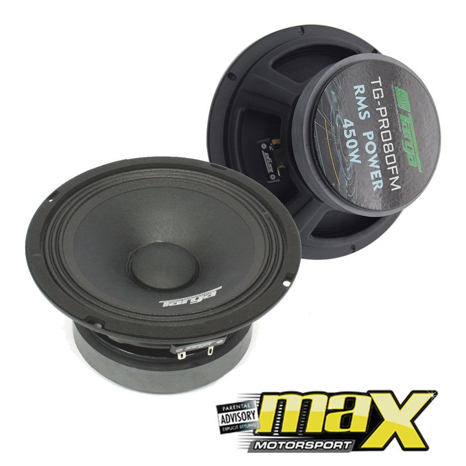 Targa Pro-Series 8" Full Range Speakers (450 RMS)
