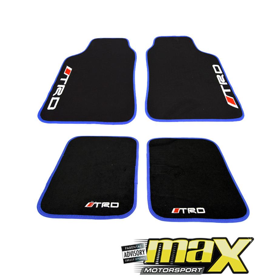 TRD Racing Car Mats (Blue) maxmotorsports