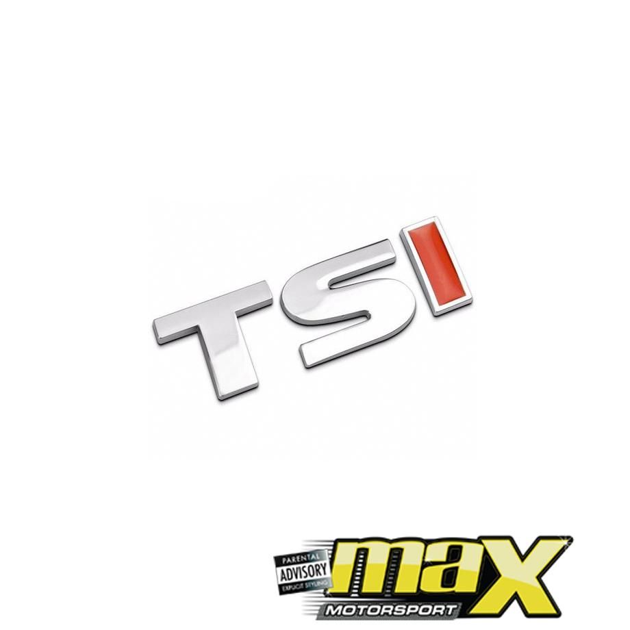 TSI Chrome Lettering Badge (Small) maxmotorsports