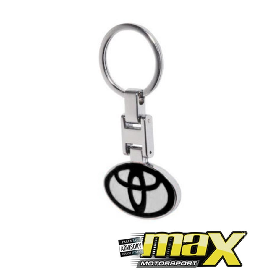 Toyota Branded Chrome Key Ring maxmotorsports