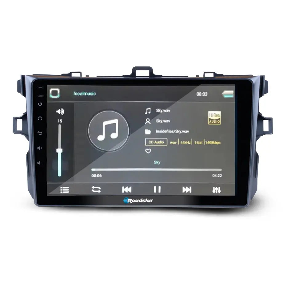 Toyota Corolla (2006-2012) - 9 Inch Roadstar Android Entertainment & GPS System Roadstar