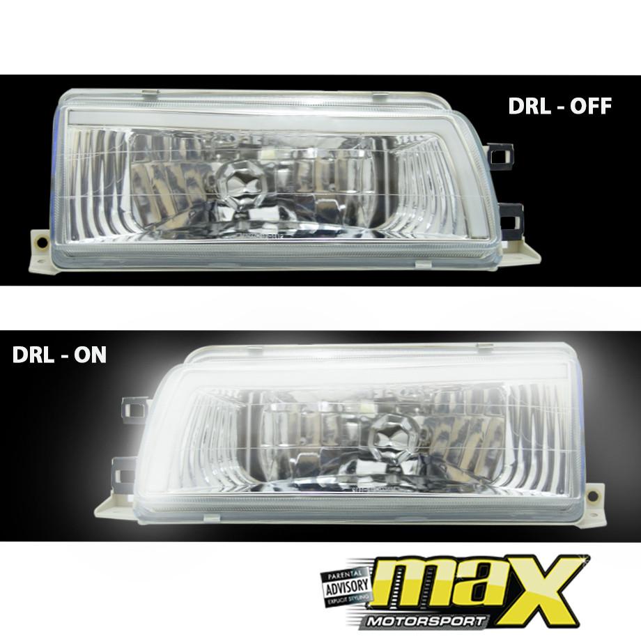 Toyota Corolla (88-93) Crystal DRL Headlight maxmotorsports