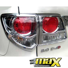 Load image into Gallery viewer, Toyota Fortuner (14-On) Chrome Tail Light Surround maxmotorsports
