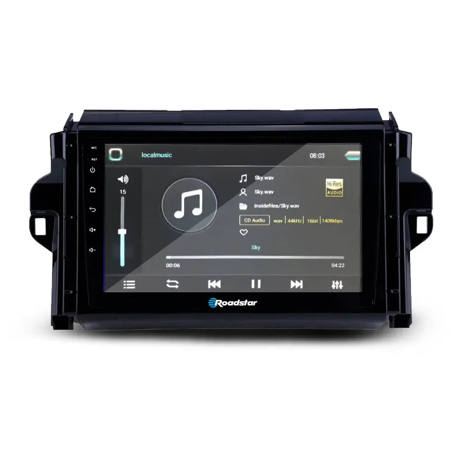 Toyota Fortuner (16-22) - 9 Inch Roadstar Android Entertainment & GPS System Roadstar