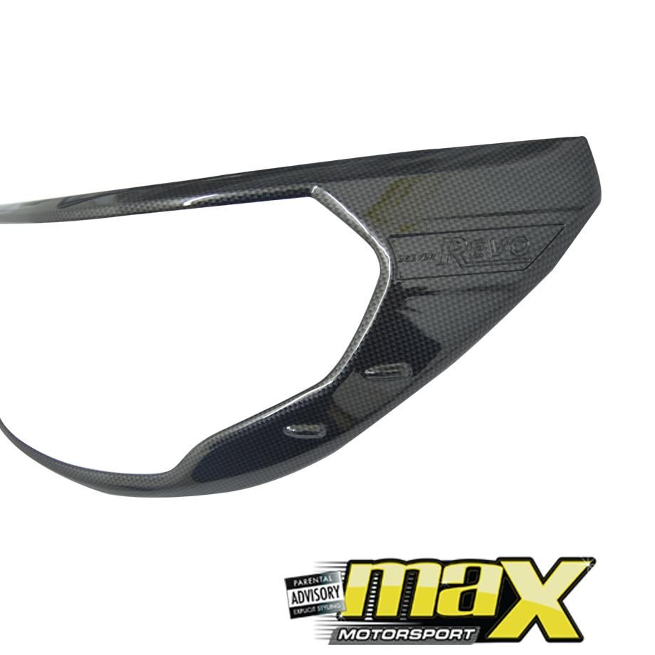 Toyota Hilux Revo (15-On) Carbon Fibre Headlight Surround maxmotorsports