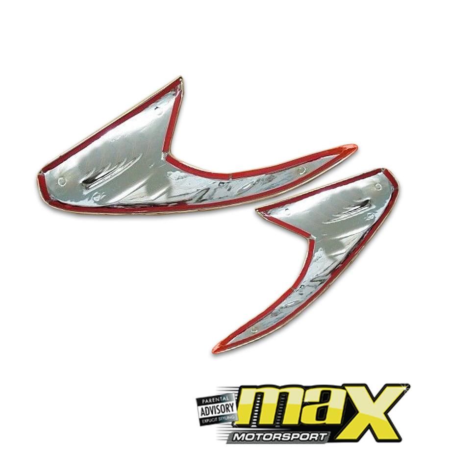 Toyota Hilux Revo (15-On) Chrome Taillight Trim maxmotorsports