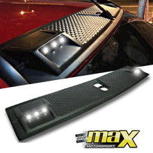 Load image into Gallery viewer, Toyota Hilux Revo (15-On) Roof Spoiler With LED (Matte Black) maxmotorsports
