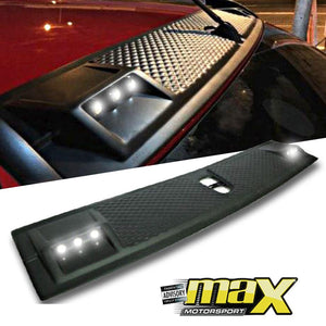 Toyota Hilux Revo (15-On) Roof Spoiler With LED (Matte Black) maxmotorsports