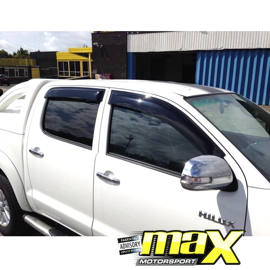 Toyota Hilux Vigo (12-15) Black Windshields (4-Door) maxmotorsports