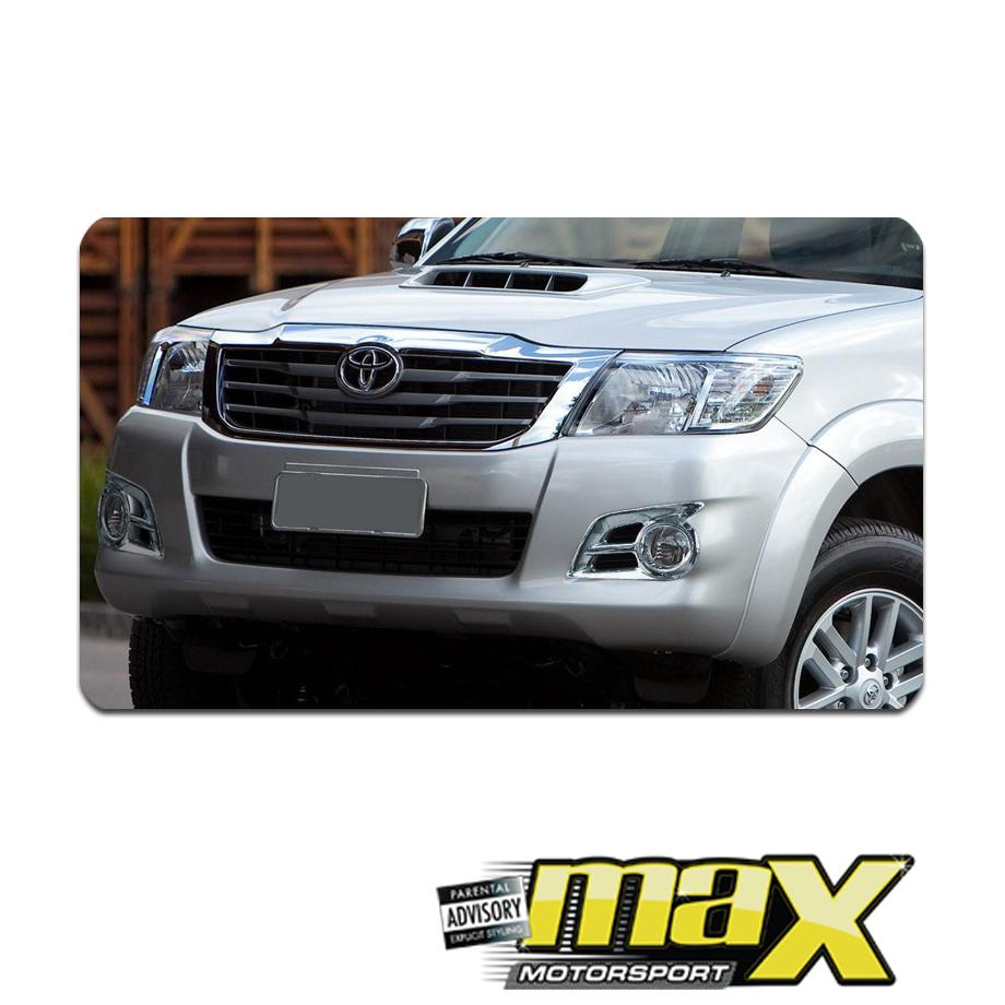 Toyota Hilux (12-16) Chrome Fog Lamp Surrounds maxmotorsports