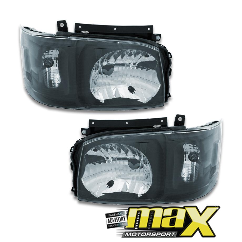 Toyota Quantum Diamond Headlights (Black) maxmotorsports