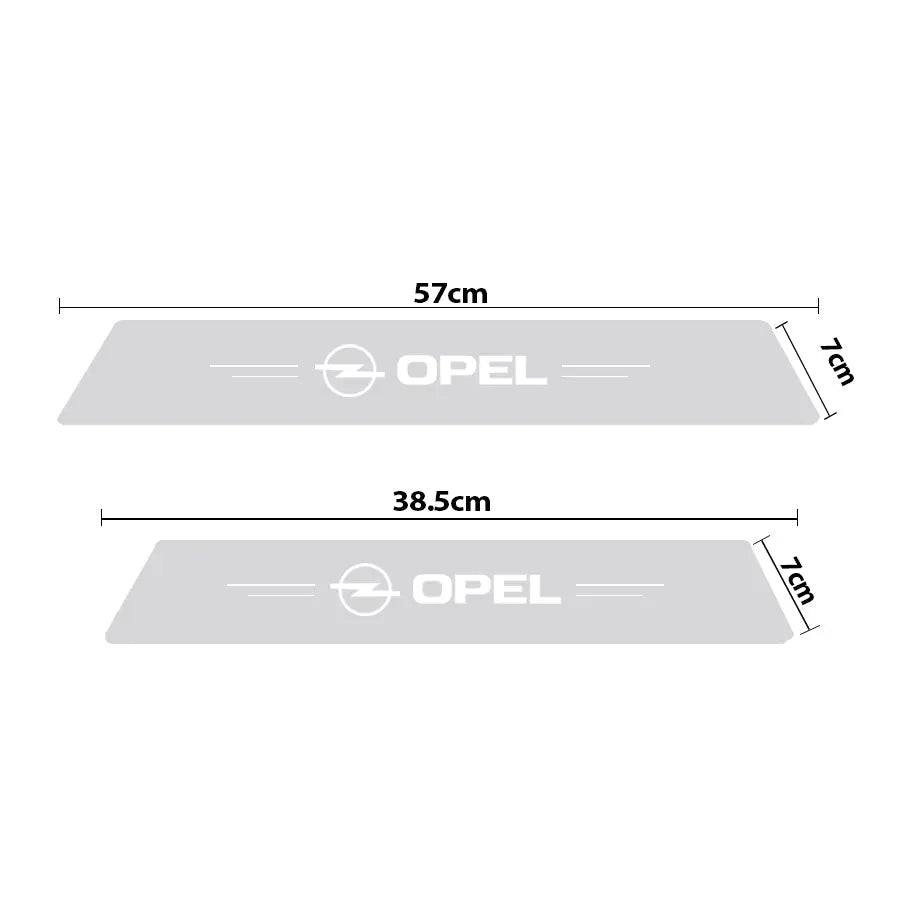Universal 4 Door Stick On Step Sills Protector - OPEL Max Motorsport