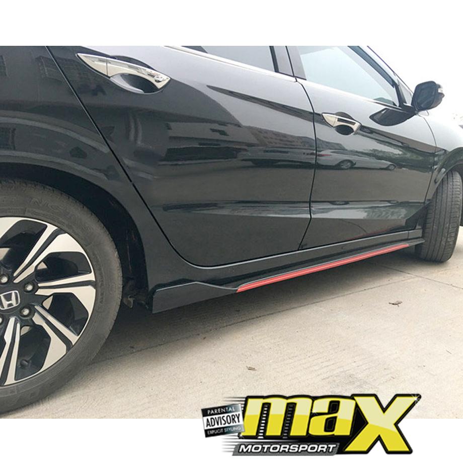 Universal 4 Piece Gloss Black Side Extensions maxmotorsports