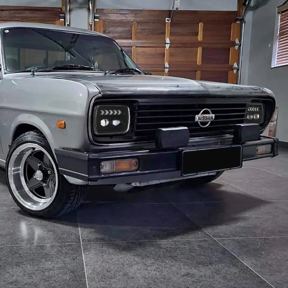 Universal 7 Inch Dual Function LED Projector Square Headlight Max Motorsport