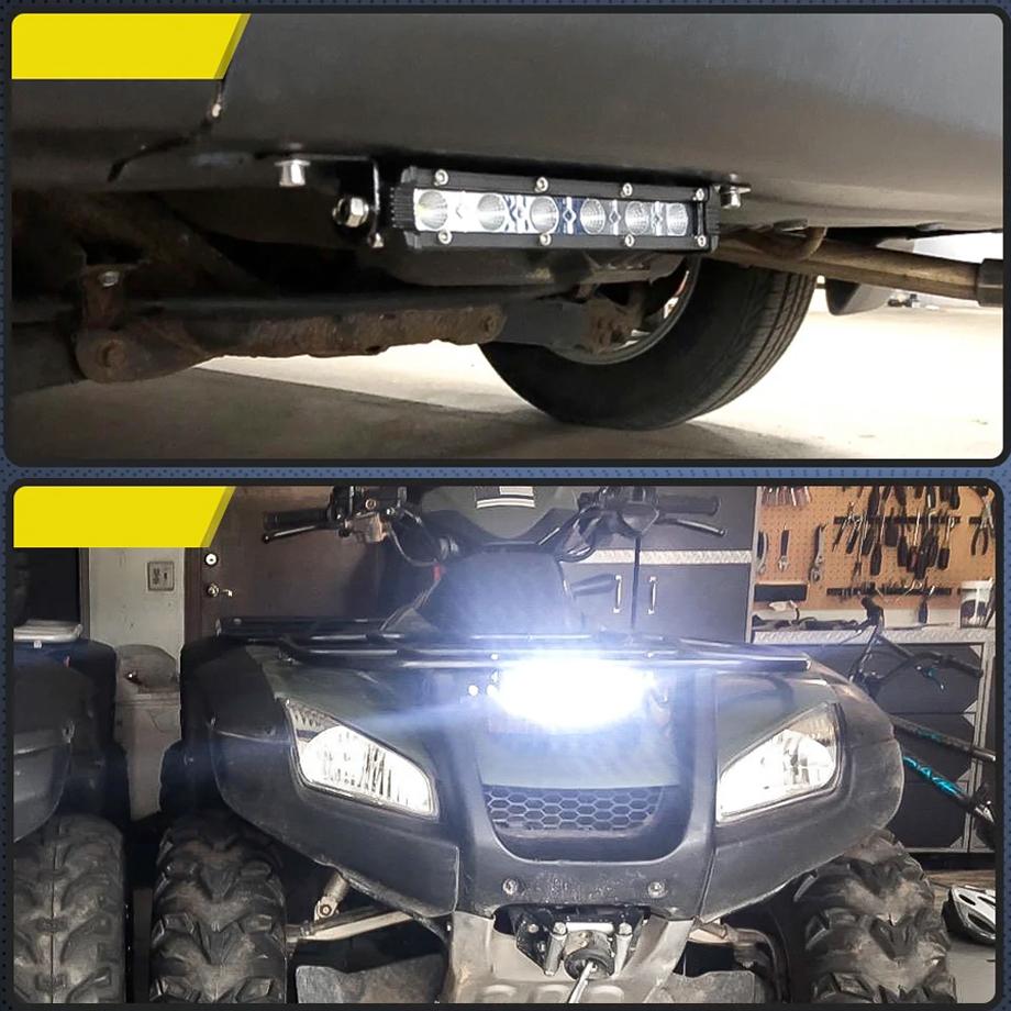 Universal 7 Inch LED Bar Light Max Motorsport