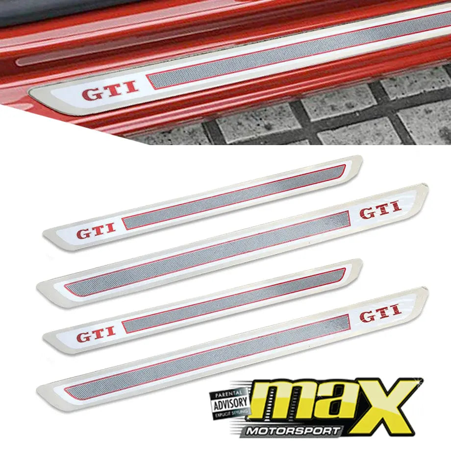 Universal GTI Aluminium Door Step Sills Max Motorsport