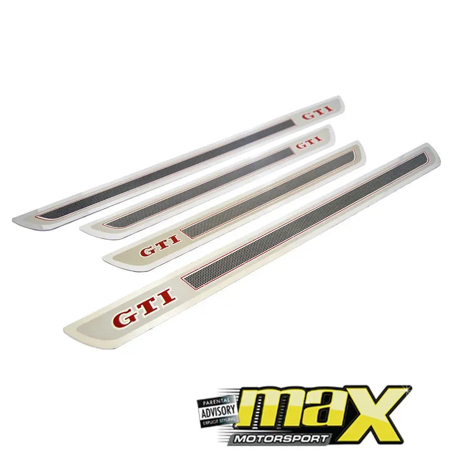 Universal GTI Aluminium Door Step Sills maxmotorsports