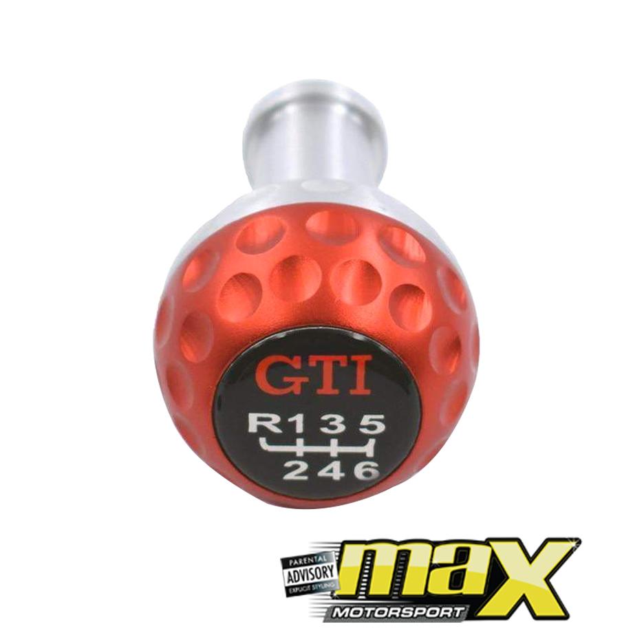 Universal Golf Ball GTI Style Gear Knob (Red) maxmotorsports