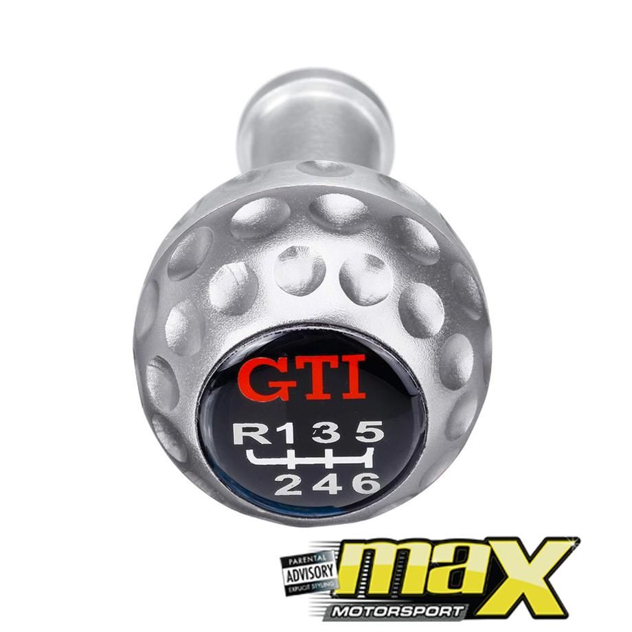 Universal Golf Ball Style Gear Knob (Silver) maxmotorsports
